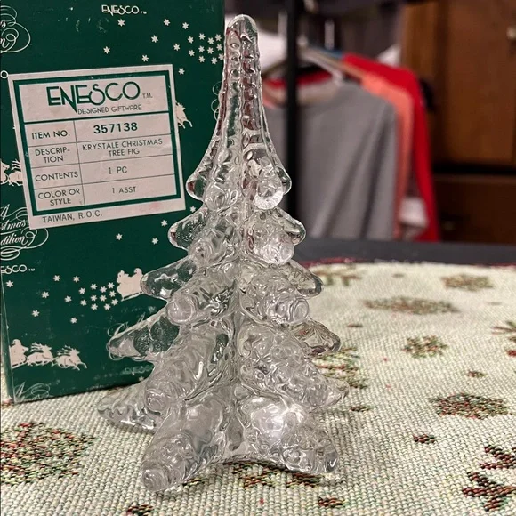 Enesco Clear Crystal Holiday Tree Decor - Picture 2 of 7